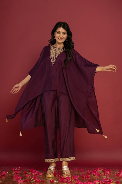 Elegant Muslin Kurta Pant 2-Piece Set