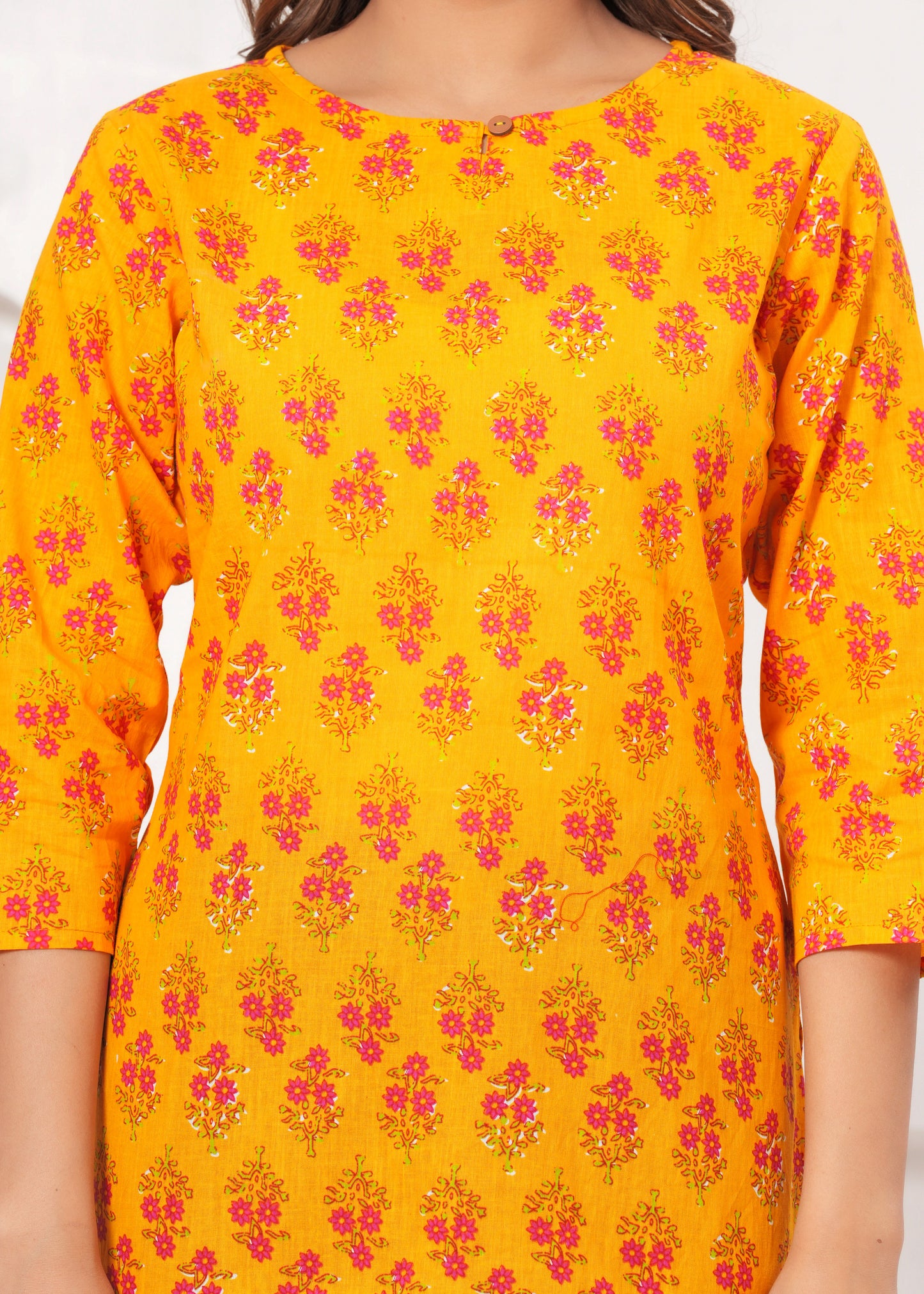 Cotton Printed Short Kurti