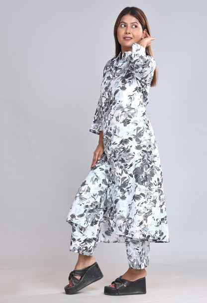 Cotton Printed Co-ord Set (Black & white And more colours)