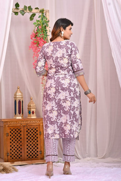 Classic Cotton Kurta Pant Set