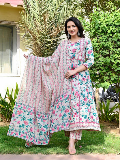 Elegant Pure Cotton Kurta Set