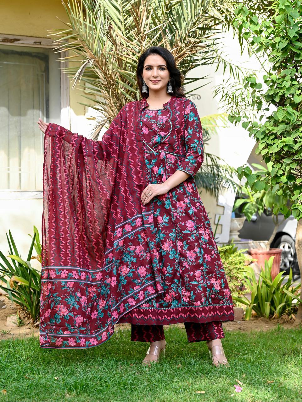 Elegant Pure Cotton Kurta Set